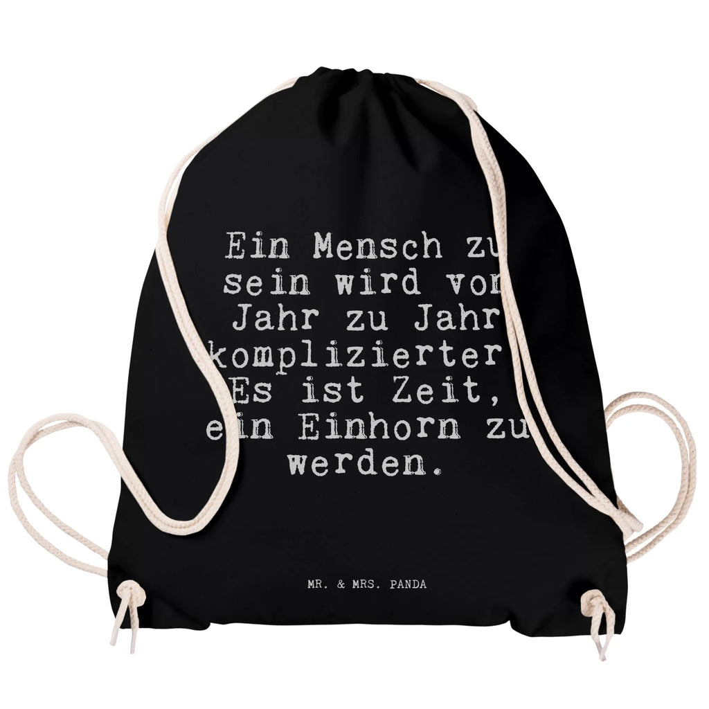 Drawstring bag Ein Mensch zu sein... sports bag, hipster, gym bag, bag, carrier bag, jute bag, saying, sayings, funny, wisdom, quotes, Sayings Proverbs Wisdom Quotes Funny Wisdom Words