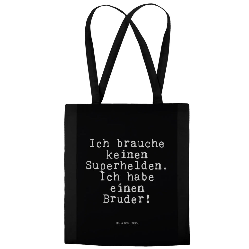 Tote bag Ich brauche keinen Superhelden.... shoulder bag, cotton bag, cloth bag, pouch, bag, shopping bag, shopper, jute bag, Carrier bag, saying, sayings, funny, wisdom, quotes, Sayings Proverbs Wisdom Quotes Funny Wisdom Words