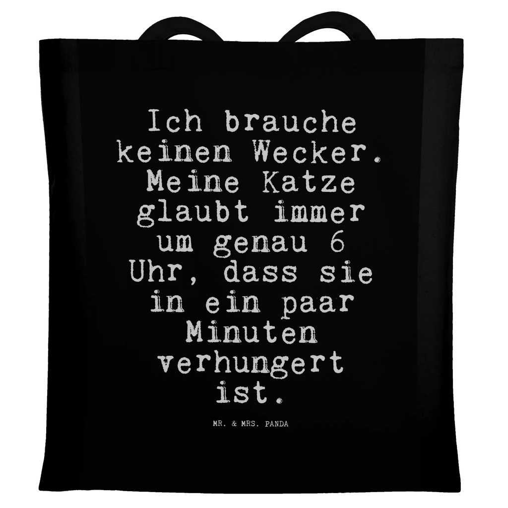 Torba Ich brauche keinen Wecker.... Przysłowie, przysłowia, zabawne przysłowia, mądrości, cytaty, prezenty z przysłowiami