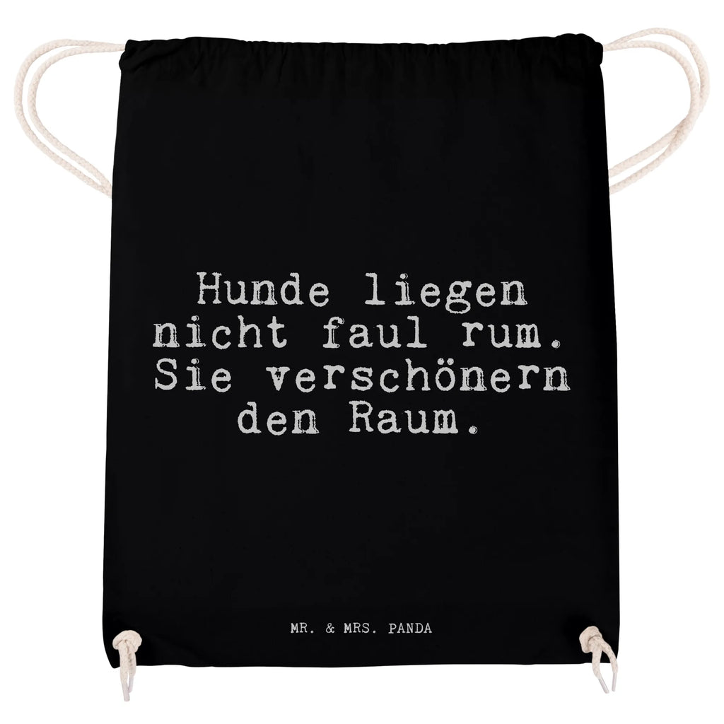 Drawstring bag Hunde liegen nicht faul... sports bag, gym bag, carrier bag, hipster, bag, jute bag, saying, sayings, funny, wisdom, quotes, Sayings Proverbs Wisdom Quotes Funny Wisdom Words