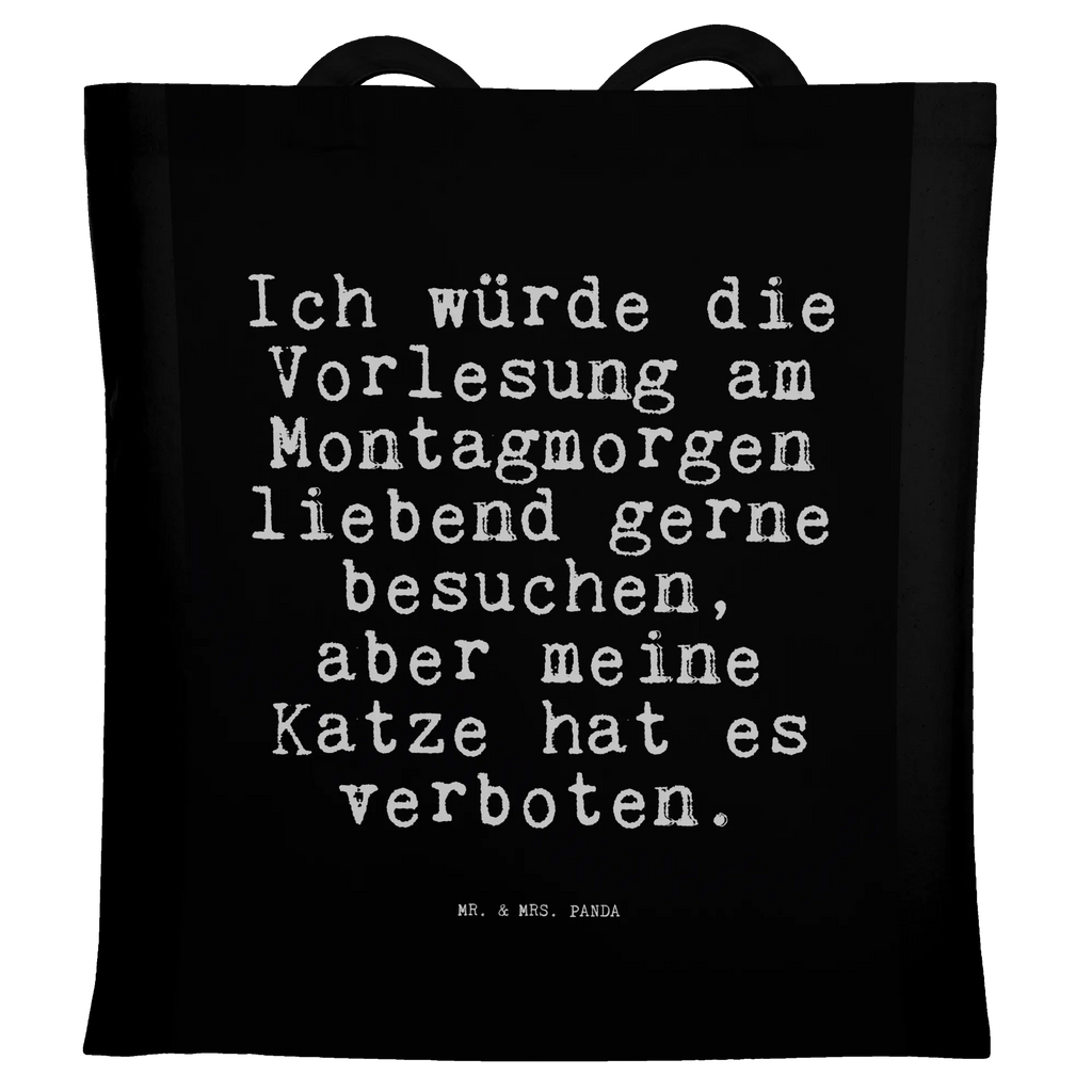 Tote bag Ich würde die Vorlesung... Beutel, Jutebeutel, Schultertasche, Badetasche, Stoffbeutel, Umhängetasche, Laptoptasche, Beuteltasche, Einkaufstasche, Shopper, Tasche, Einkaufstüte, Strandtasche, Stofftasche, Jutetasche, Tragetasche, Spruch, Sprüche, lustige Sprüche, Weisheiten, Zitate, Spruch Geschenke, Spruch Sprüche Weisheiten Zitate Lustig Weisheit Worte