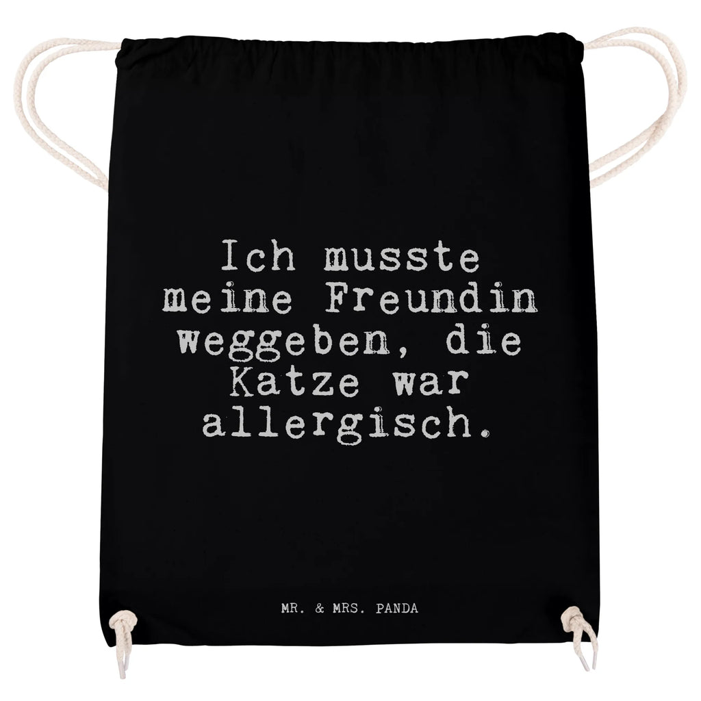Drawstring bag Ich musste meine Freundin... carrier bag, sports bag, bag, jute bag, gym bag, hipster, saying, sayings, funny, wisdom, quotes, Sayings Proverbs Wisdom Quotes Funny Wisdom Words