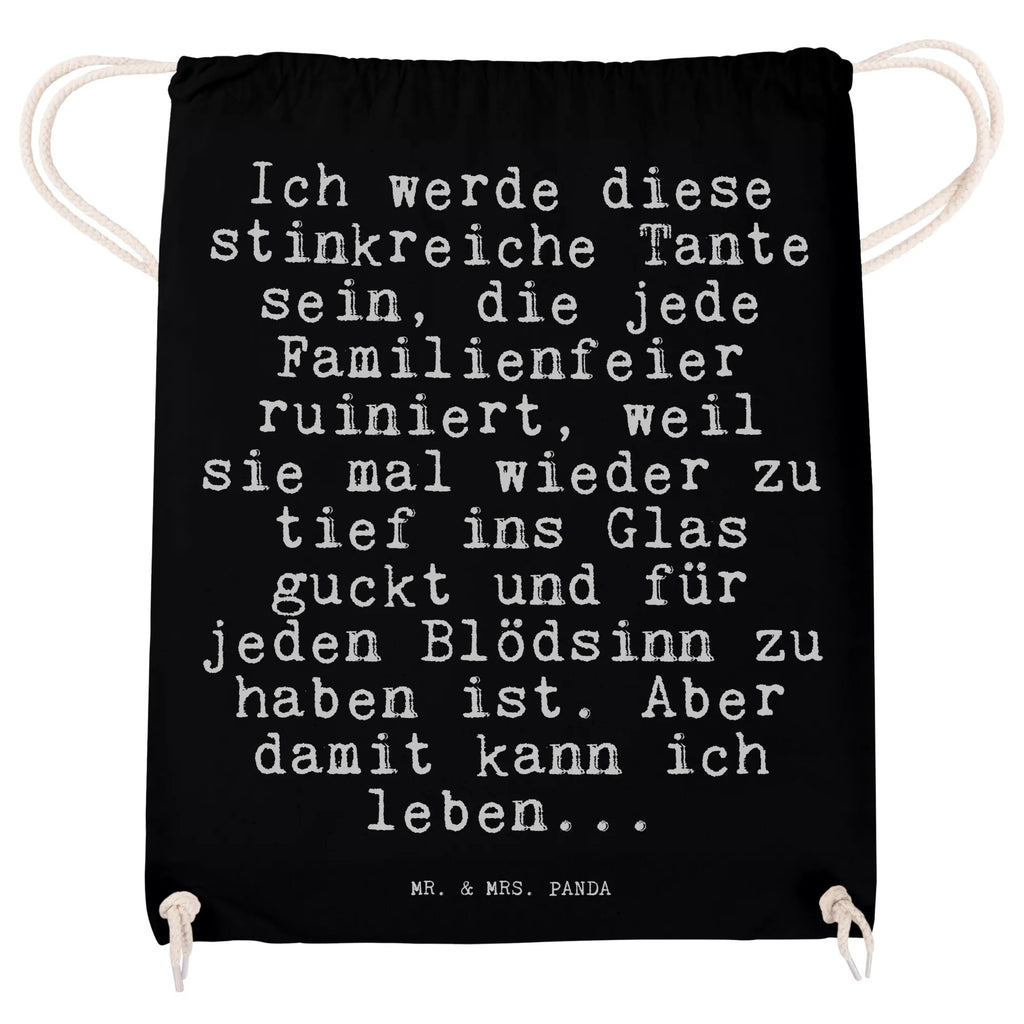 Drawstring bag Ich werde diese stinkreiche... bag, gym bag, sports bag, jute bag, carrier bag, hipster, saying, sayings, funny, wisdom, quotes, Sayings Proverbs Wisdom Quotes Funny Wisdom Words