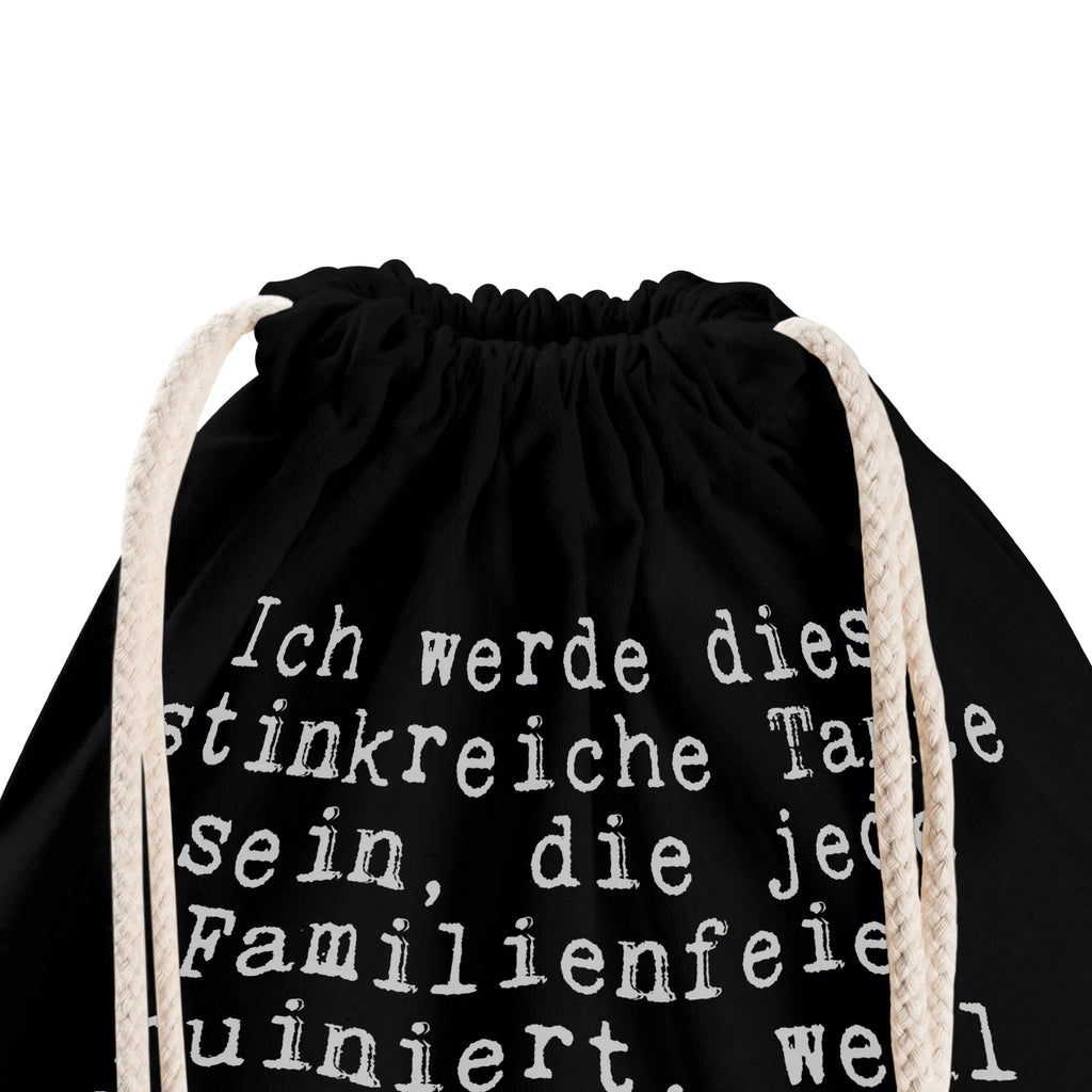 Drawstring bag Ich werde diese stinkreiche... bag, gym bag, sports bag, jute bag, carrier bag, hipster, saying, sayings, funny, wisdom, quotes, Sayings Proverbs Wisdom Quotes Funny Wisdom Words