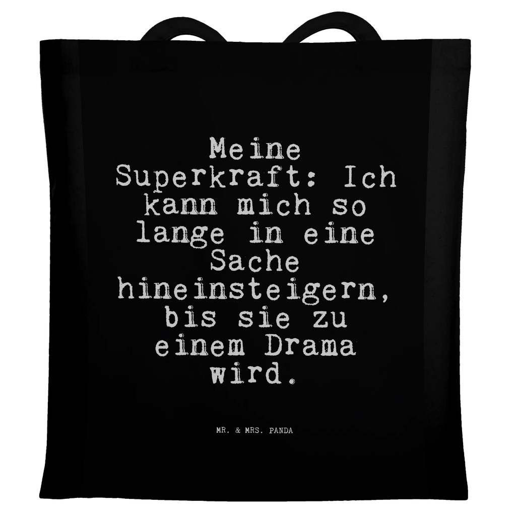 Tote bag Meine Superkraft: Ich kann... cotton bag, Carrier bag, shopping bag, shoulder bag, cloth bag, shopper, pouch, bag, jute bag, saying, sayings, funny, wisdom, quotes, Sayings Proverbs Wisdom Quotes Funny Wisdom Words