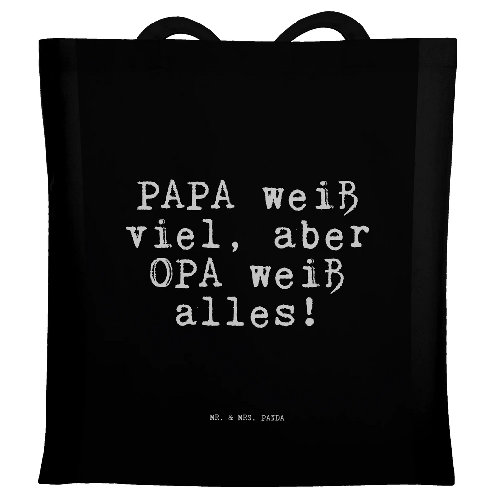 Tote bag PAPA weiß viel, aber... cloth bag, Carrier bag, jute bag, cotton bag, bag, shopping bag, pouch, shoulder bag, shopper, saying, sayings, funny, wisdom, quotes, Sayings Proverbs Wisdom Quotes Funny Wisdom Words