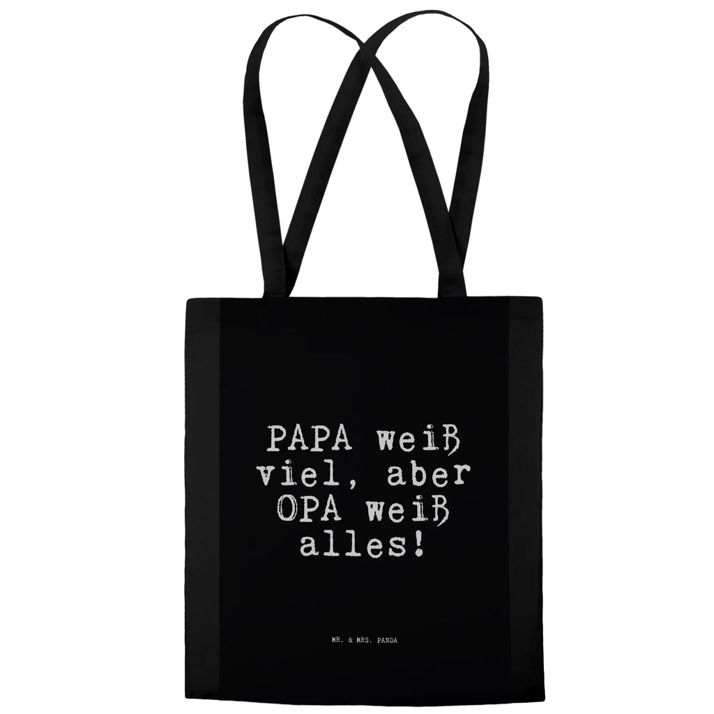 Tote bag PAPA weiß viel, aber... cloth bag, Carrier bag, jute bag, cotton bag, bag, shopping bag, pouch, shoulder bag, shopper, saying, sayings, funny, wisdom, quotes, Sayings Proverbs Wisdom Quotes Funny Wisdom Words