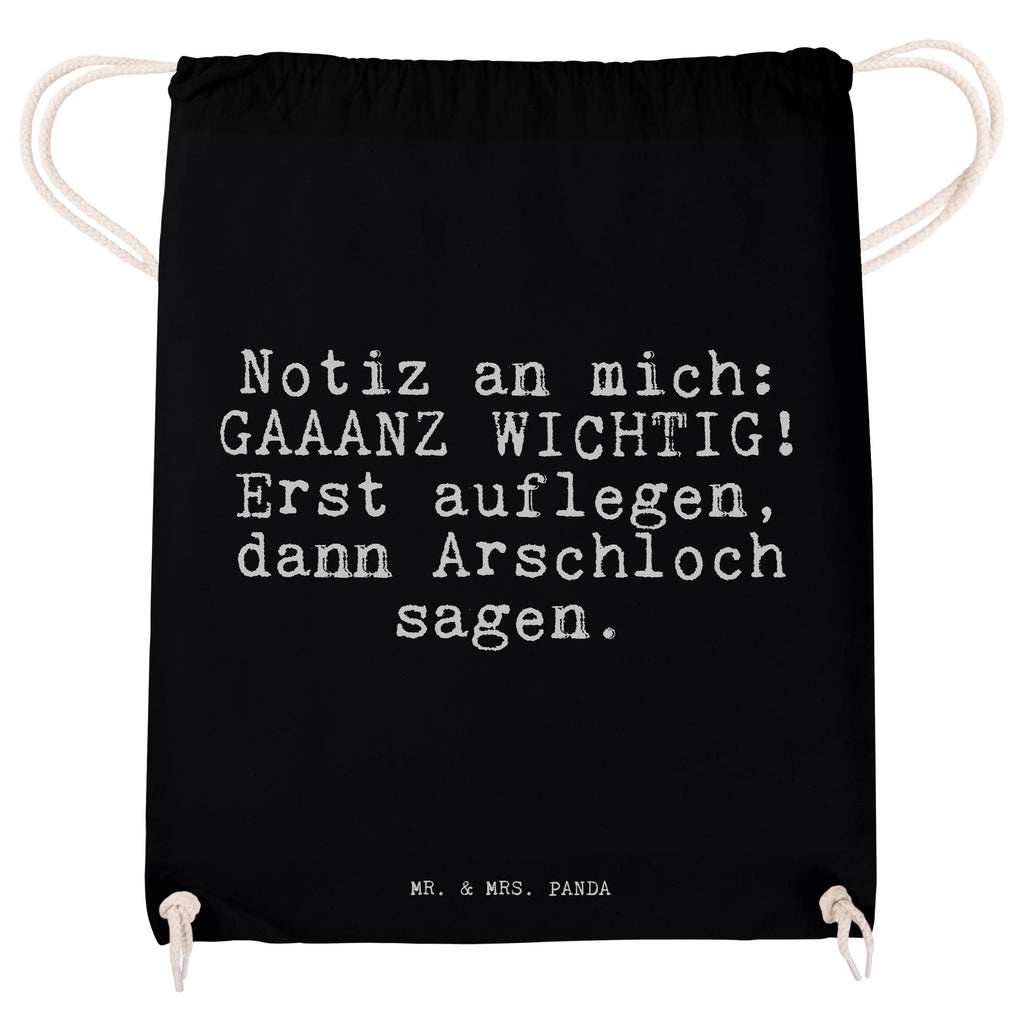 Drawstring bag Notiz an mich: GAAANZ... Sportbeutel Fitness, Sportbeutel, festivalbeutel, Gymbag, baumwoll rucksack, gym tasche, Festival Beutel, kordelzugbeutel, gym rucksack, Baumwolltasche, festival tasche, Baumwollbeutel, rucksack beutel, rucksack mit kordel, gym beutel, zuziehbeutel, zugbeutel, stoff rucksack, Sportbeutel Für Sport, Sportrucksack, rucksack stoff, Stoffbeutel, kordelrucksack, turnbeutel baumwolle, Turnbeutel Schule, beutelrucksack, Sportbeutel Kindergarten, festival rucksack, Stofftasche, Sportbeutel Mit Kordelzug, Sportbeutel Aus Baumwolle, Alltagstasche, Sportbeutel Training, Sportbeutel Für Freizeit, freizeit rucksack, baumwolle beutel, Turnbeutel, wanderbeutel, gymnastiktasche, beutel mit kordelzug, Gymsack, wander rucksack, Turnbeutel Mit Kordel, Sportbeutel Schule, Sportbeutel Kita, Sportbeutel Outdoor, Öko Sportbeutel, sportbeutel baumwolle, Sprüche, Lustige Sprüche, Weisheiten, Zitate, Spruch, Spruch Geschenke, Spruch Sprüche Weisheiten Zitate Lustig Weisheit Worte