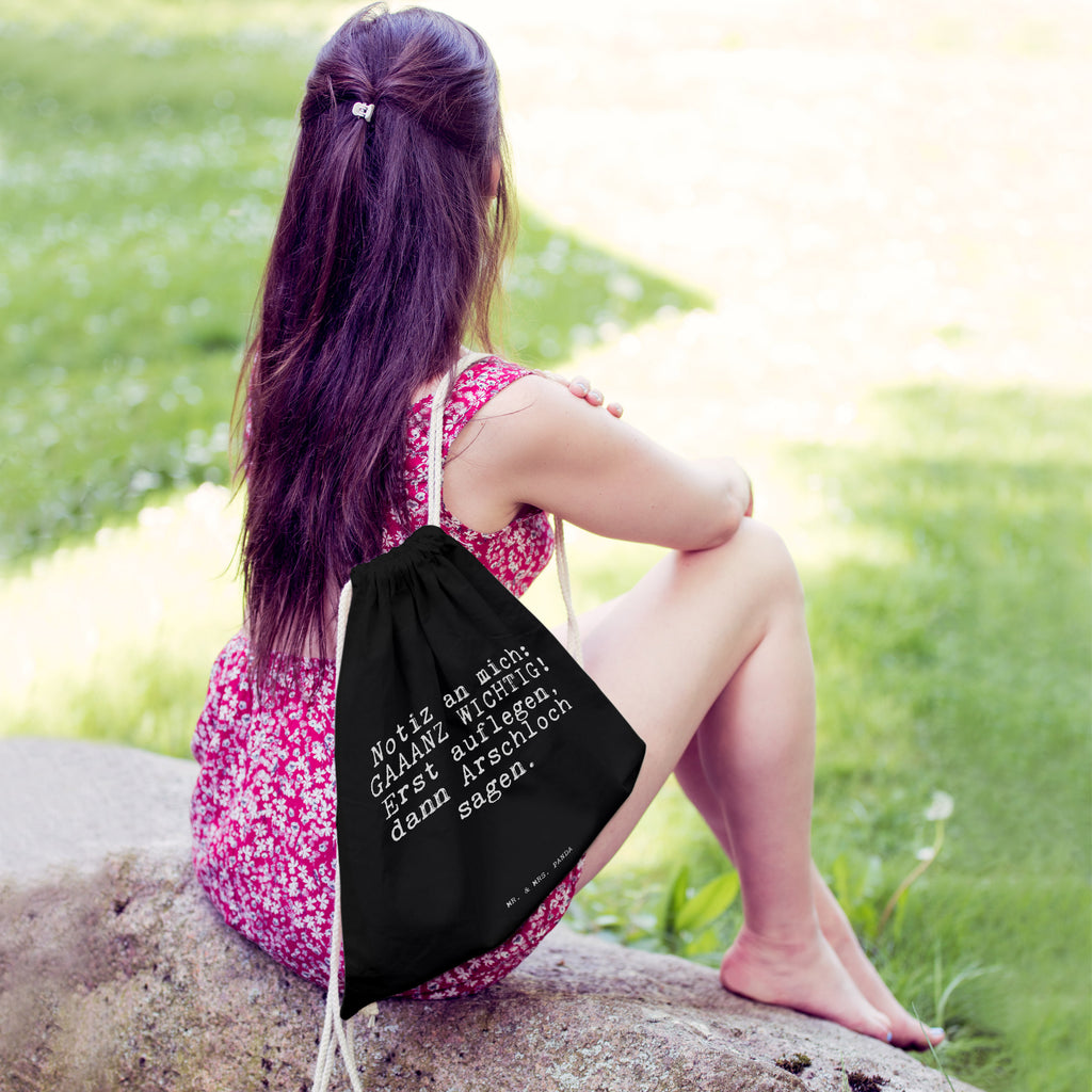 Drawstring bag Notiz an mich: GAAANZ... Sportbeutel Fitness, Sportbeutel, festivalbeutel, Gymbag, baumwoll rucksack, gym tasche, Festival Beutel, kordelzugbeutel, gym rucksack, Baumwolltasche, festival tasche, Baumwollbeutel, rucksack beutel, rucksack mit kordel, gym beutel, zuziehbeutel, zugbeutel, stoff rucksack, Sportbeutel Für Sport, Sportrucksack, rucksack stoff, Stoffbeutel, kordelrucksack, turnbeutel baumwolle, Turnbeutel Schule, beutelrucksack, Sportbeutel Kindergarten, festival rucksack, Stofftasche, Sportbeutel Mit Kordelzug, Sportbeutel Aus Baumwolle, Alltagstasche, Sportbeutel Training, Sportbeutel Für Freizeit, freizeit rucksack, baumwolle beutel, Turnbeutel, wanderbeutel, gymnastiktasche, beutel mit kordelzug, Gymsack, wander rucksack, Turnbeutel Mit Kordel, Sportbeutel Schule, Sportbeutel Kita, Sportbeutel Outdoor, Öko Sportbeutel, sportbeutel baumwolle, Sprüche, Lustige Sprüche, Weisheiten, Zitate, Spruch, Spruch Geschenke, Spruch Sprüche Weisheiten Zitate Lustig Weisheit Worte