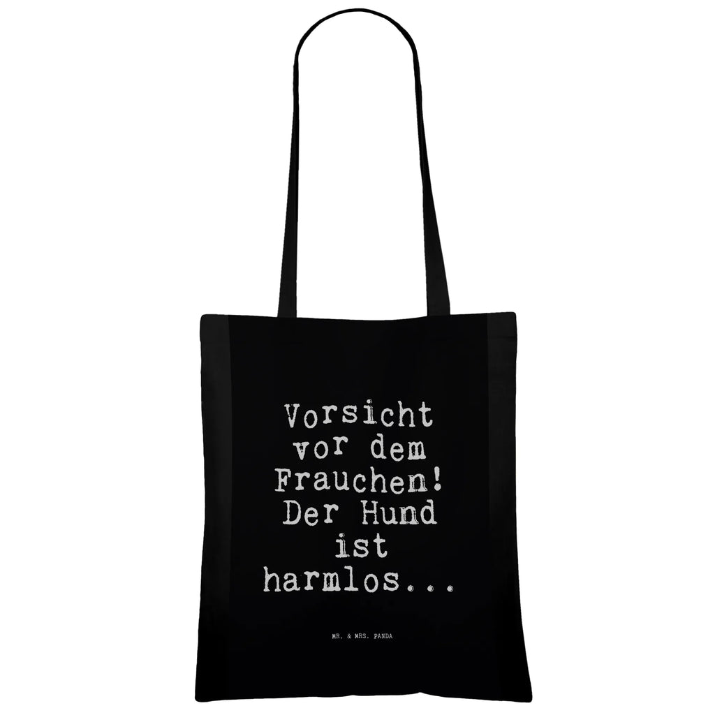Tote bag Vorsicht vor dem Frauchen!... shoulder bag, bag, shopping bag, cotton bag, jute bag, Carrier bag, pouch, shopper, cloth bag, saying, sayings, funny, wisdom, quotes, Sayings Proverbs Wisdom Quotes Funny Wisdom Words