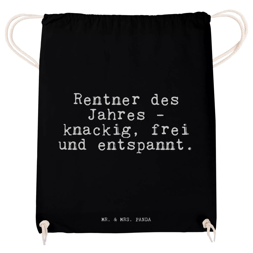 Drawstring bag Rentner des Jahres -... carrier bag, gym bag, sports bag, hipster, jute bag, bag, saying, sayings, funny, wisdom, quotes, Sayings Proverbs Wisdom Quotes Funny Wisdom Words