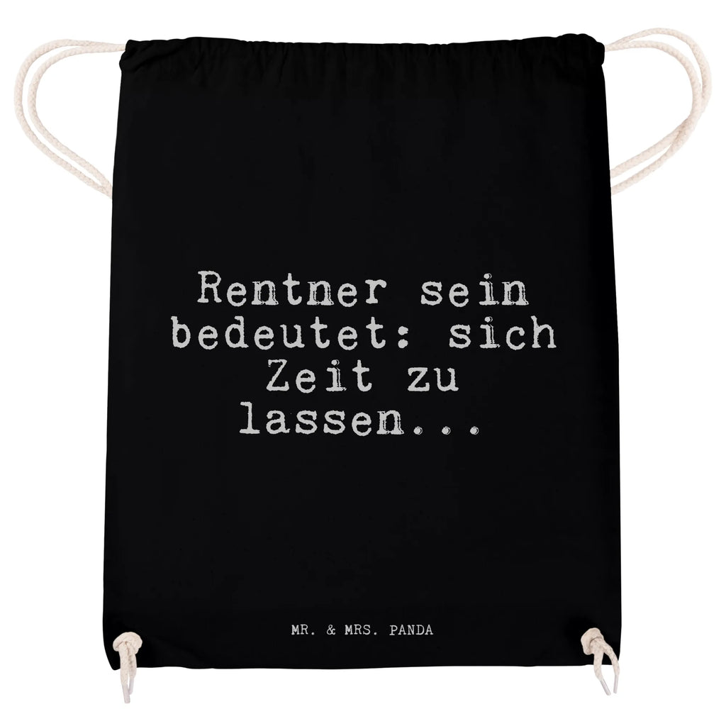Torba sportowa Rentner sein bedeutet: sich... Przysłowie, przysłowia, zabawne przysłowia, mądrości, cytaty, prezenty z przysłowiami