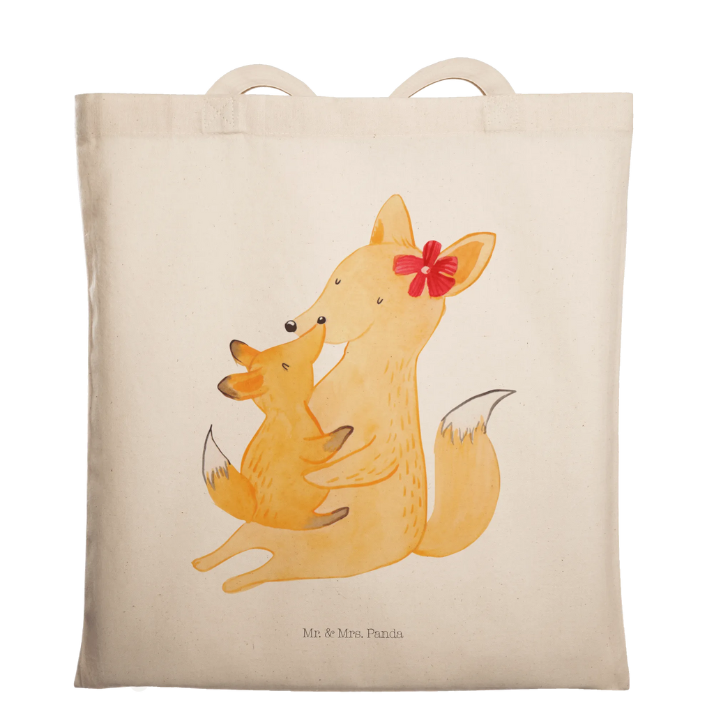 Tote bag Fox mummy Schultertasche, Beutel, Jutebeutel, Tasche, Umhängetasche, Tragetasche, Stoffbeutel, Einkaufstüte, Jutetasche, Stofftasche, Beuteltasche, Einkaufstasche, Shopper, Strandtasche, Laptoptasche, Badetasche, Familie, Vatertag, Muttertag, Bruder, Schwester, Mama, Papa, Oma, Opa, Lieblingstochter, Mutter, Tochter, Geschenk, Beste Tochter