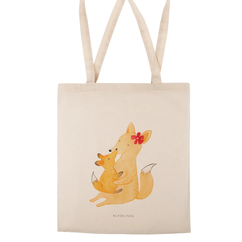 Tote bag Fox mummy Schultertasche, Beutel, Jutebeutel, Tasche, Umhängetasche, Tragetasche, Stoffbeutel, Einkaufstüte, Jutetasche, Stofftasche, Beuteltasche, Einkaufstasche, Shopper, Strandtasche, Laptoptasche, Badetasche, Familie, Vatertag, Muttertag, Bruder, Schwester, Mama, Papa, Oma, Opa, Lieblingstochter, Mutter, Tochter, Geschenk, Beste Tochter