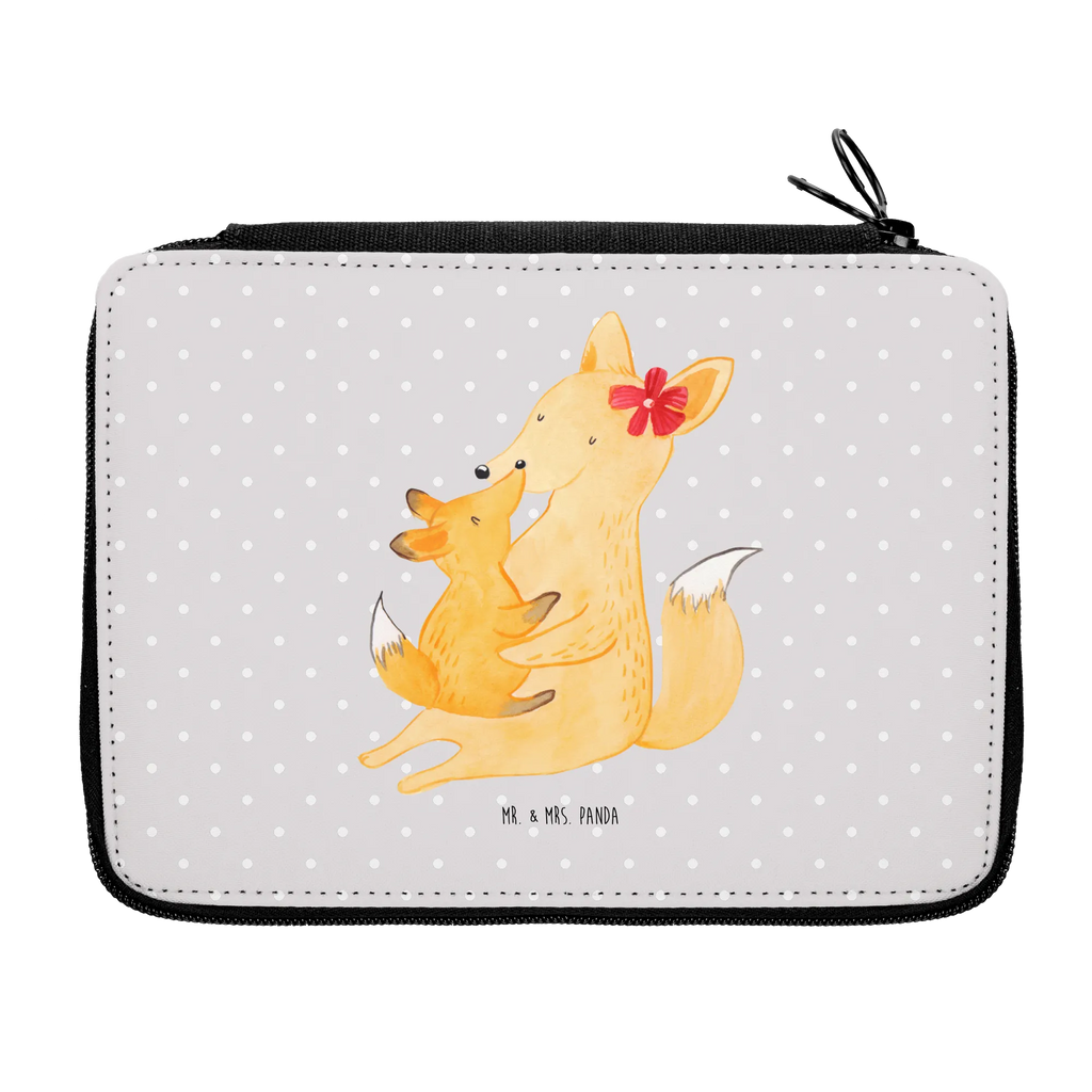 Federmappe Fuchs Mama & Kind Malmappe, Stifteetui, Federmäppchen, Schuletui, Farbstiftetui, Stiftetasche, Schüleretui, Bleistiftetui, Federmappe Set, Buntstiftmäppchen, Mäppchen, Schlampermäppchen, Bleistift Etui, Schulmäppchen, Stiftebeutel, Federtasche, Schreibmappe, Schreibetui, Buntstiftetui, Etui für Stifte, Stiftemappe, Stifte Etui, Zeichenetui, Oma, Opa, Muttertag, Familie, Schwester, Bruder, Vatertag, Mama, Papa, Lieblingstochter, Beste Tochter, Geschenk, Mutter, Tochter