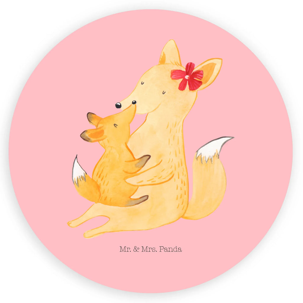 Rund Aufkleber Fuchs Mama & Kind Sticker, Etikett, Aufkleber, Bruder, Schwester, Familie, Opa, Oma, Papa, Mama, Vatertag, Muttertag, Mutter, Geschenk, Beste Tochter, Tochter, Lieblingstochter