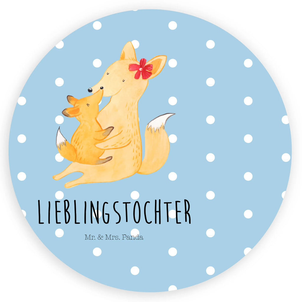 Rund Aufkleber Fuchs Mama & Kind Sticker, Etikett, Aufkleber, Bruder, Schwester, Familie, Opa, Oma, Papa, Mama, Vatertag, Muttertag, Mutter, Geschenk, Beste Tochter, Tochter, Lieblingstochter