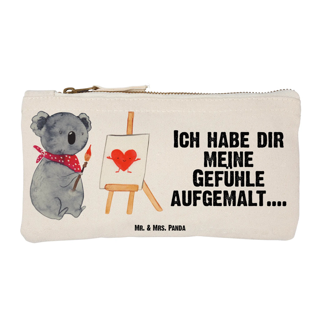 Schminktasche Koala Künstler pencil case, utensilientasche, Waschbeutel, Kulturbeutel, Stiftemäppchen, beauty tasche, Federmappe, Schminktäschchen, kosmetiktäschchen, aufbewahrungstasche, Etui, Kulturtasche, toiletry bag, Schminktasche, Mäppchen, aufbewahrungsbeutel, Kosmetiktasche, Kosmetikbeutel, Waschtasche, Schlampermäppchen, beauty case, pinsel tasche, Schminkbeutel, Koalabär, Koala, Künstler, Zeichnen, Liebensbeweis, Liebesgeschenk, Liebe, Gefühle