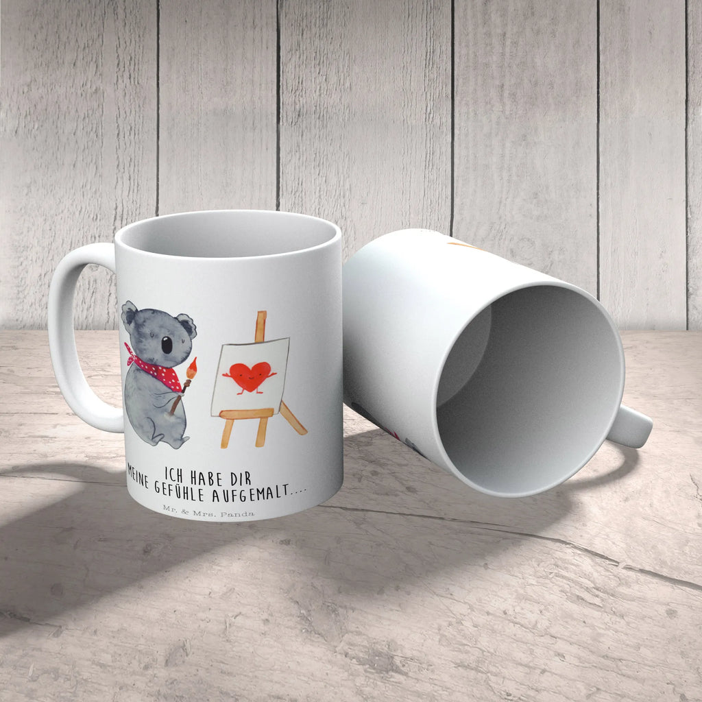 Kubek koala artysta Teetasse, Tasse mit Motiven, Tasse mit Zitaten, Tasse, Kaffeetasse, Bürotasse, Porzellantasse, Geschenktasse, Keramiktasse, Koala, Koalabär, Liebe, Gefühle, Liebesgeschenk, zeichnen, Künstler, Liebensbeweis