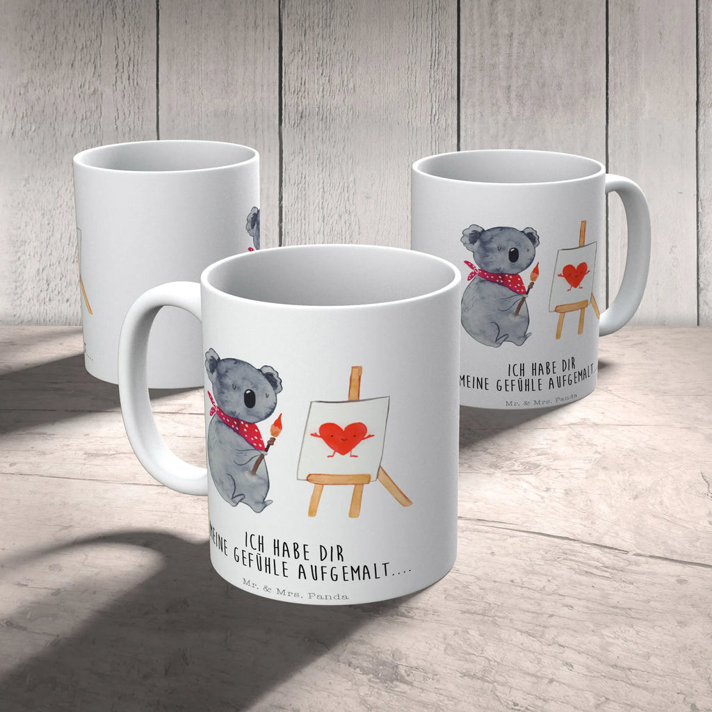 Kubek koala artysta Teetasse, Tasse mit Motiven, Tasse mit Zitaten, Tasse, Kaffeetasse, Bürotasse, Porzellantasse, Geschenktasse, Keramiktasse, Koala, Koalabär, Liebe, Gefühle, Liebesgeschenk, zeichnen, Künstler, Liebensbeweis