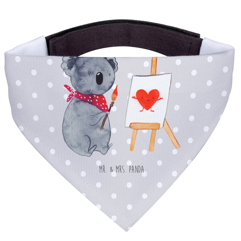 Chusta na szyję dla psa L koala artysta Hundehalstuch, Halstuch, Mittel, Hunde, Mittelgroße Hunde, Tuch, Koalabär, Koala, Liebensbeweis, Künstler, Gefühle, Liebe, Liebesgeschenk, Zeichnen