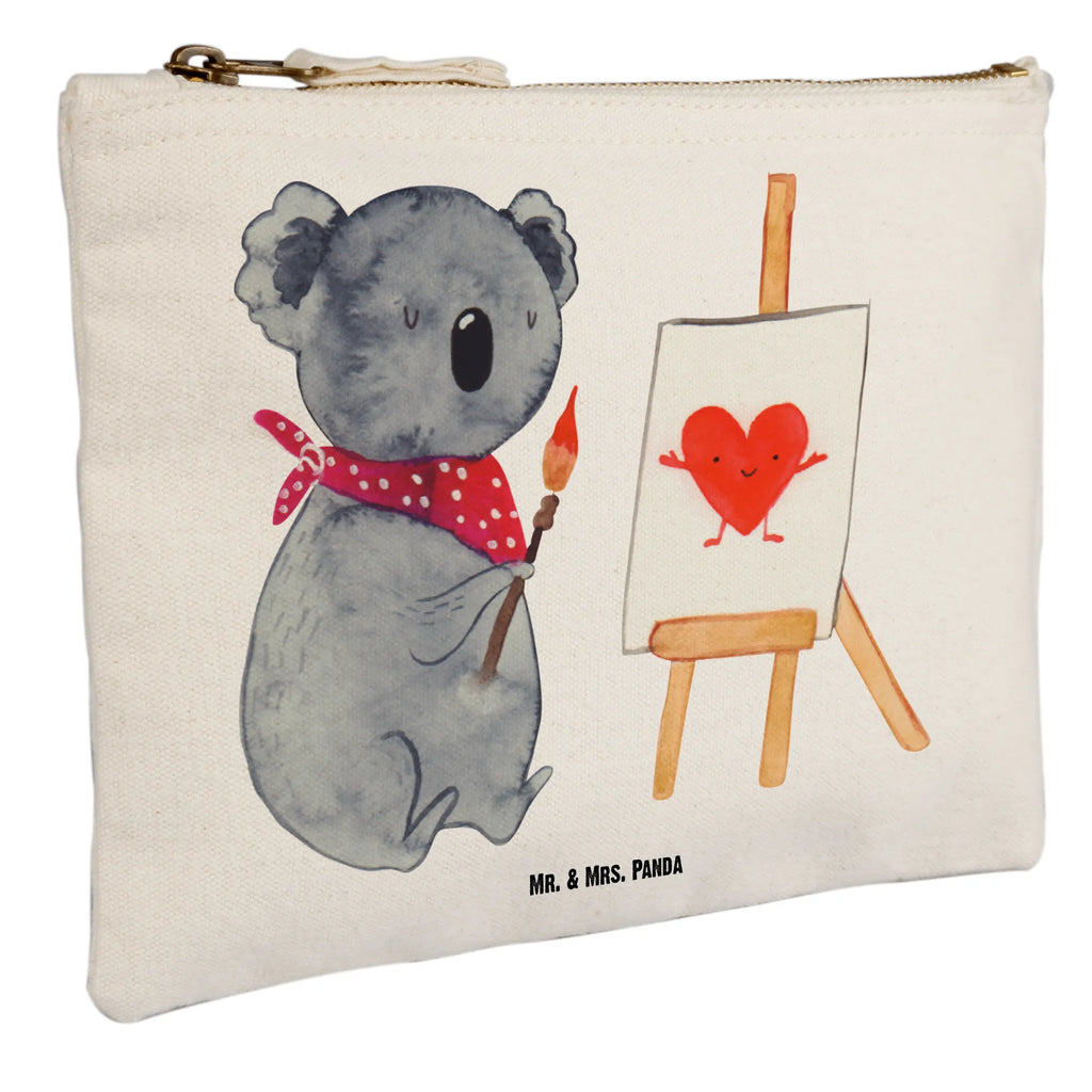 Schminktasche Koala Künstler pencil case, utensilientasche, Waschbeutel, Kulturbeutel, Stiftemäppchen, beauty tasche, Federmappe, Schminktäschchen, kosmetiktäschchen, aufbewahrungstasche, Etui, Kulturtasche, toiletry bag, Schminktasche, Mäppchen, aufbewahrungsbeutel, Kosmetiktasche, Kosmetikbeutel, Waschtasche, Schlampermäppchen, beauty case, pinsel tasche, Schminkbeutel, Koalabär, Koala, Künstler, Zeichnen, Liebensbeweis, Liebesgeschenk, Liebe, Gefühle
