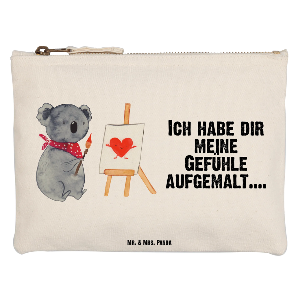 Schminktasche Koala Künstler pencil case, utensilientasche, Waschbeutel, Kulturbeutel, Stiftemäppchen, beauty tasche, Federmappe, Schminktäschchen, kosmetiktäschchen, aufbewahrungstasche, Etui, Kulturtasche, toiletry bag, Schminktasche, Mäppchen, aufbewahrungsbeutel, Kosmetiktasche, Kosmetikbeutel, Waschtasche, Schlampermäppchen, beauty case, pinsel tasche, Schminkbeutel, Koalabär, Koala, Künstler, Zeichnen, Liebensbeweis, Liebesgeschenk, Liebe, Gefühle