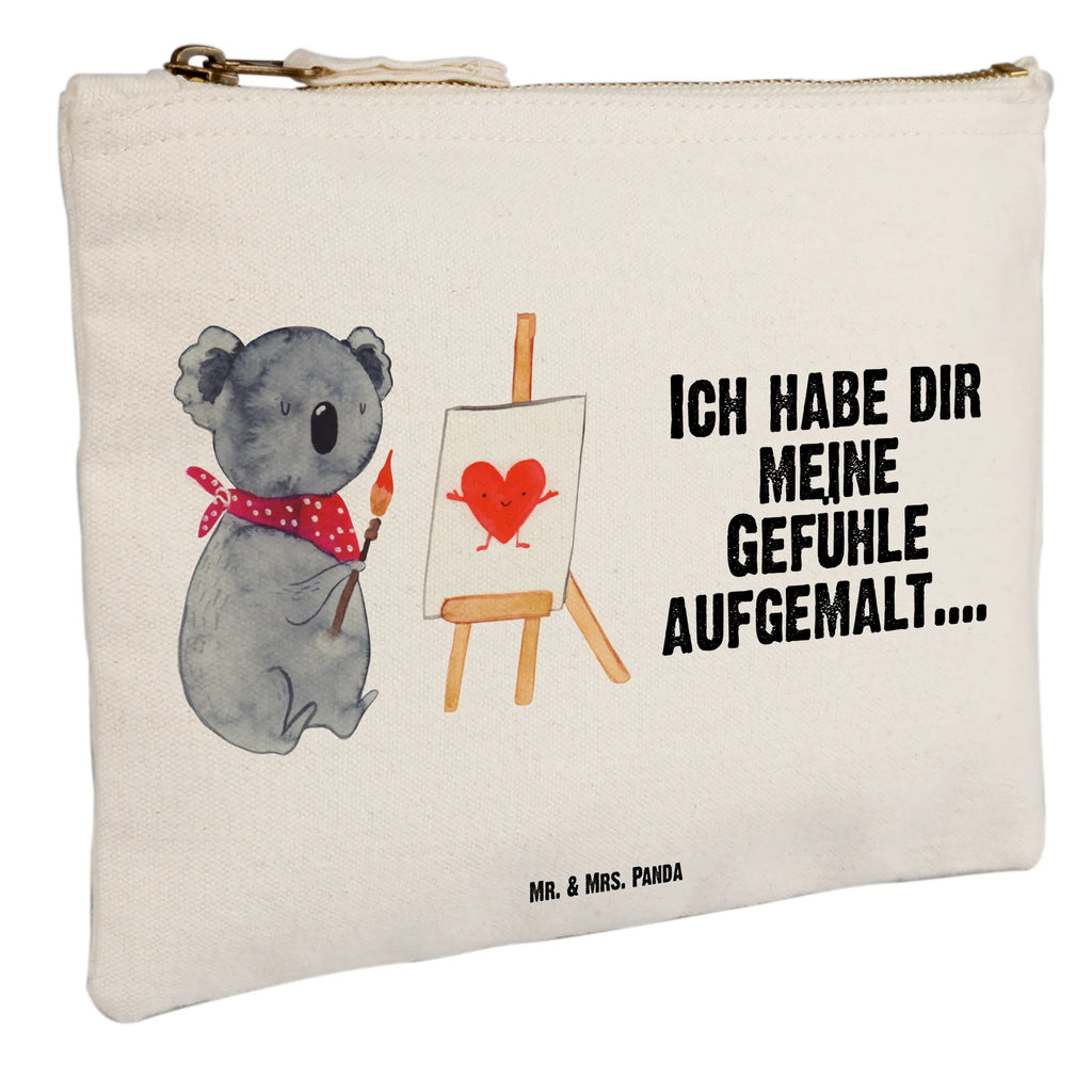 Schminktasche Koala Künstler pencil case, utensilientasche, Waschbeutel, Kulturbeutel, Stiftemäppchen, beauty tasche, Federmappe, Schminktäschchen, kosmetiktäschchen, aufbewahrungstasche, Etui, Kulturtasche, toiletry bag, Schminktasche, Mäppchen, aufbewahrungsbeutel, Kosmetiktasche, Kosmetikbeutel, Waschtasche, Schlampermäppchen, beauty case, pinsel tasche, Schminkbeutel, Koalabär, Koala, Künstler, Zeichnen, Liebensbeweis, Liebesgeschenk, Liebe, Gefühle