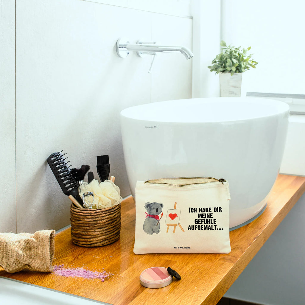 Schminktasche Koala Künstler pencil case, utensilientasche, Waschbeutel, Kulturbeutel, Stiftemäppchen, beauty tasche, Federmappe, Schminktäschchen, kosmetiktäschchen, aufbewahrungstasche, Etui, Kulturtasche, toiletry bag, Schminktasche, Mäppchen, aufbewahrungsbeutel, Kosmetiktasche, Kosmetikbeutel, Waschtasche, Schlampermäppchen, beauty case, pinsel tasche, Schminkbeutel, Koalabär, Koala, Künstler, Zeichnen, Liebensbeweis, Liebesgeschenk, Liebe, Gefühle
