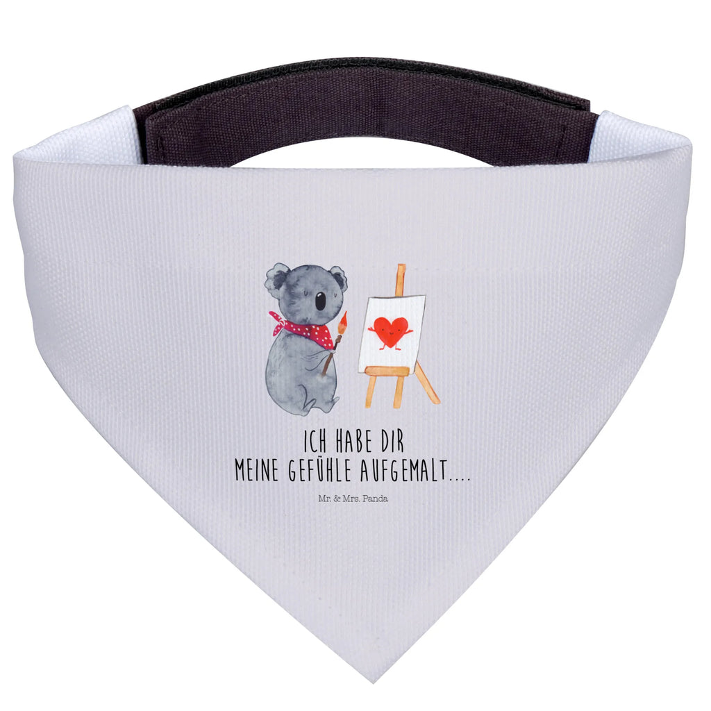 Chusta na szyję dla psa L koala artysta Hundehalstuch, Halstuch, Mittel, Hunde, Mittelgroße Hunde, Tuch, Koalabär, Koala, Liebensbeweis, Künstler, Gefühle, Liebe, Liebesgeschenk, Zeichnen