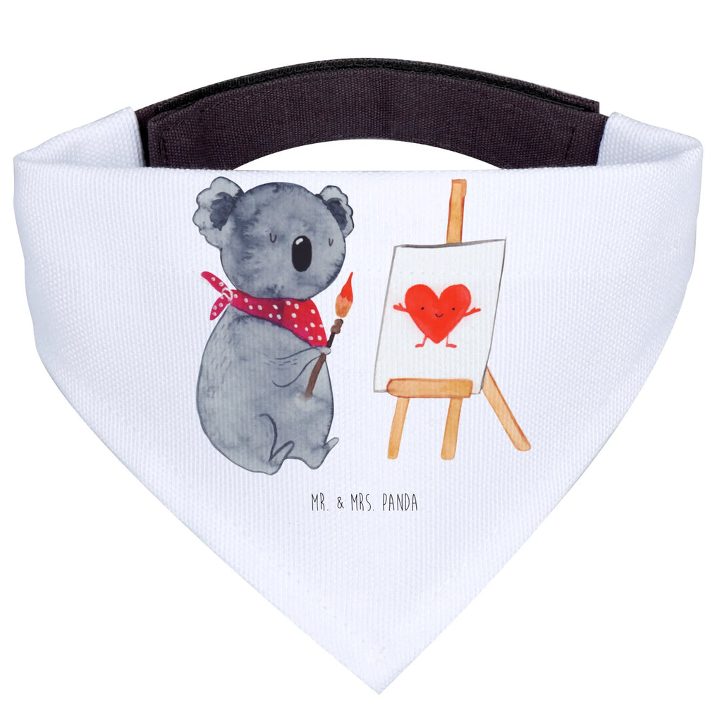 Chusta na szyję dla psa L koala artysta Hundehalstuch, Halstuch, Mittel, Hunde, Mittelgroße Hunde, Tuch, Koalabär, Koala, Liebensbeweis, Künstler, Gefühle, Liebe, Liebesgeschenk, Zeichnen