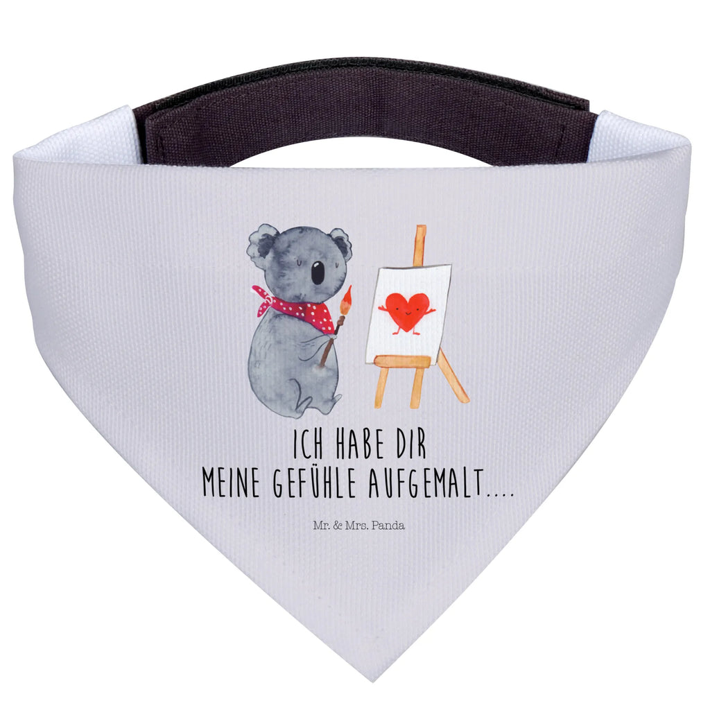 Chusta na szyję dla psa L koala artysta Hundehalstuch, Halstuch, Mittel, Hunde, Mittelgroße Hunde, Tuch, Koalabär, Koala, Liebensbeweis, Künstler, Gefühle, Liebe, Liebesgeschenk, Zeichnen