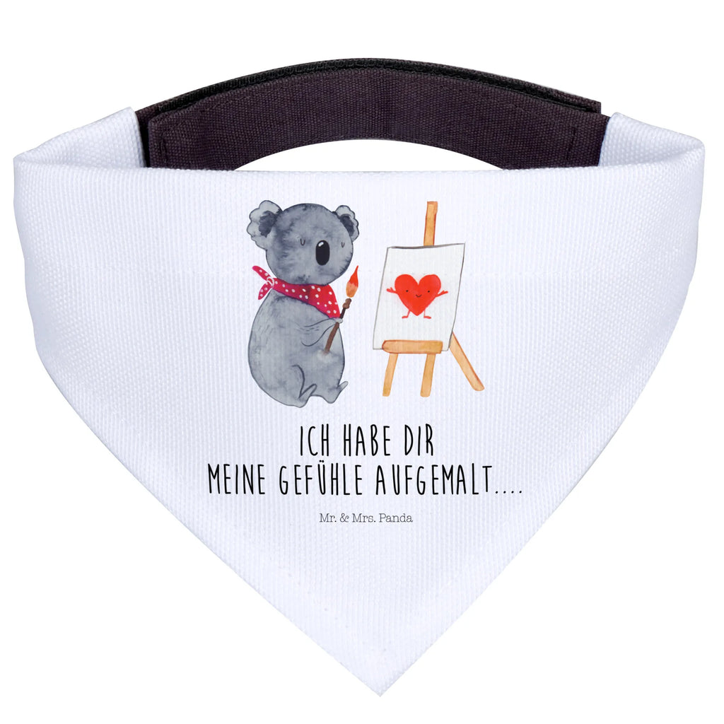 Chusta na szyję dla psa L koala artysta Hundehalstuch, Halstuch, Mittel, Hunde, Mittelgroße Hunde, Tuch, Koalabär, Koala, Liebensbeweis, Künstler, Gefühle, Liebe, Liebesgeschenk, Zeichnen