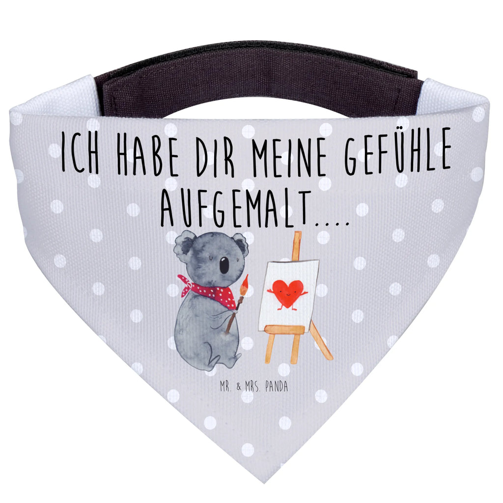 Chusta na szyję dla psa L koala artysta Hundehalstuch, Halstuch, Mittel, Hunde, Mittelgroße Hunde, Tuch, Koalabär, Koala, Liebensbeweis, Künstler, Gefühle, Liebe, Liebesgeschenk, Zeichnen