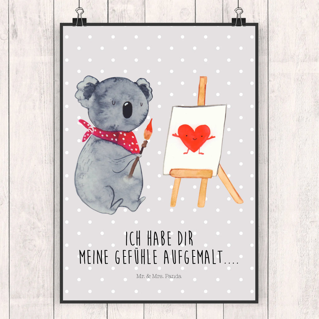 Plakat koala artysta Wandschmuck, Wanddekoration, Bild, kunstposter, Posterdruck, Mr. & Mrs. Panda Poster, Wandposter, drucke, kunst für die wand, Deko Bild, wanddruck, Poster, wandkunst, Kunstdruck, kunstdruck poster, wanddeko, Bild für Wand, Wandbild, Wanddeko Bild, Plakat, Designposter, grafikposter, Koalabär, Koala, Künstler, Liebesgeschenk, Zeichnen, Liebe, Liebensbeweis, Gefühle