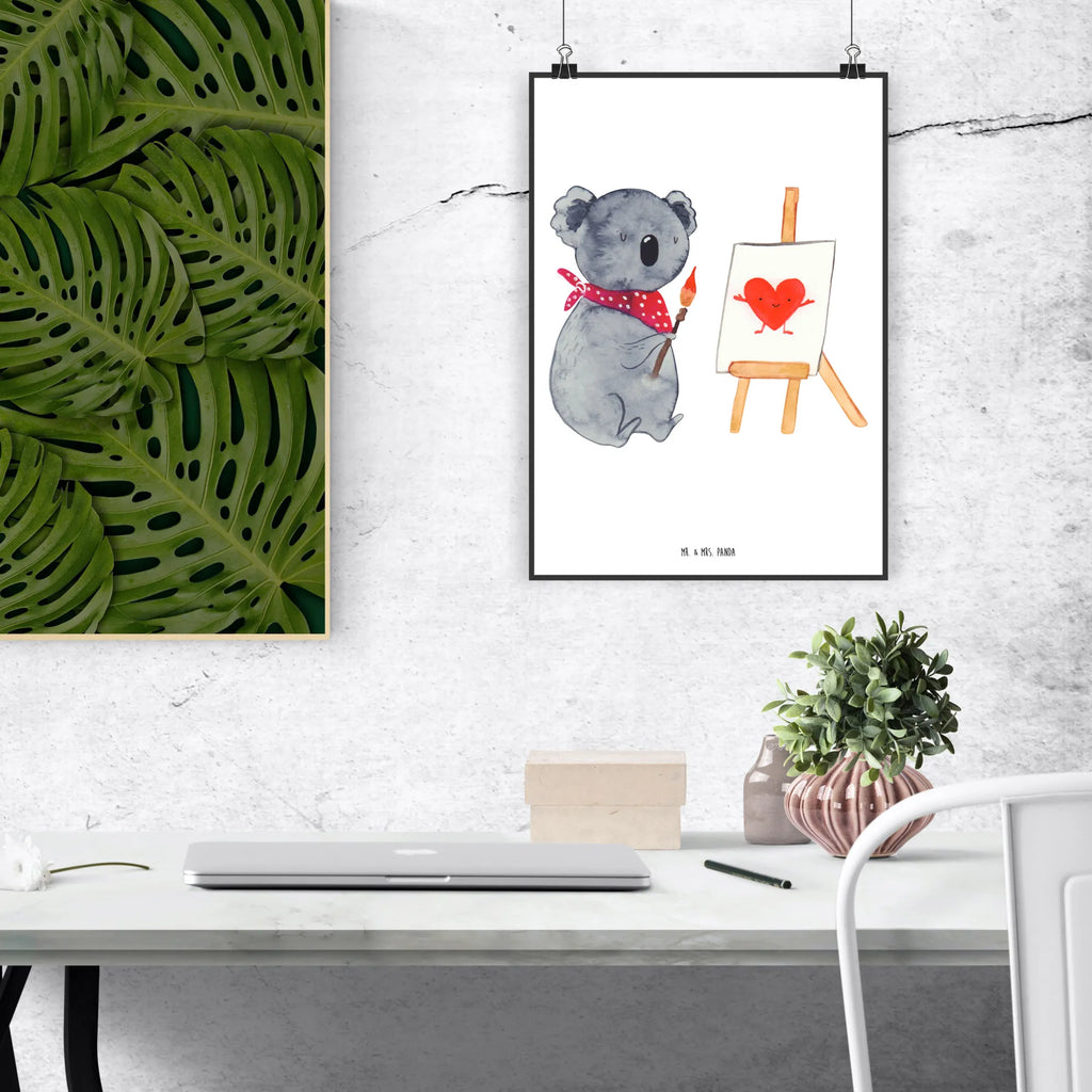 Plakat koala artysta Wandschmuck, Wanddekoration, Bild, kunstposter, Posterdruck, Mr. & Mrs. Panda Poster, Wandposter, drucke, kunst für die wand, Deko Bild, wanddruck, Poster, wandkunst, Kunstdruck, kunstdruck poster, wanddeko, Bild für Wand, Wandbild, Wanddeko Bild, Plakat, Designposter, grafikposter, Koalabär, Koala, Künstler, Liebesgeschenk, Zeichnen, Liebe, Liebensbeweis, Gefühle