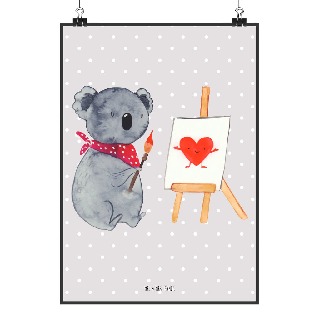 Plakat koala artysta Wandschmuck, Wanddekoration, Bild, kunstposter, Posterdruck, Mr. & Mrs. Panda Poster, Wandposter, drucke, kunst für die wand, Deko Bild, wanddruck, Poster, wandkunst, Kunstdruck, kunstdruck poster, wanddeko, Bild für Wand, Wandbild, Wanddeko Bild, Plakat, Designposter, grafikposter, Koalabär, Koala, Künstler, Liebesgeschenk, Zeichnen, Liebe, Liebensbeweis, Gefühle