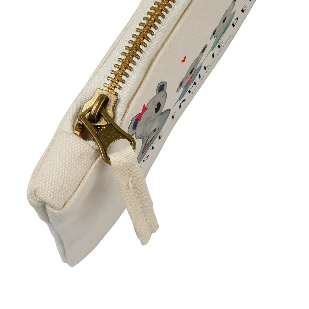 torebka na makijaż Rodzina koali dwa Schlampermäppchen, Kosmetiktasche, Waschtasche, aufbewahrungsbeutel, Schminkbeutel, Federmappe, Kulturbeutel, Schminktäschchen, Schminktasche, Kulturtasche, beauty tasche, utensilientasche, pinsel tasche, aufbewahrungstasche, Waschbeutel, Kosmetikbeutel, toiletry bag, Stiftemäppchen, pencil case, kosmetiktäschchen, Etui, Mäppchen, beauty case, Bruder, Papa, Opa, Schwester, Oma, Familie, Vatertag, Mama, Muttertag, Beste Familie, Familienleben, Familienzeit, Koala, Koalabär, Lieblingsfamilie, Koalafamilie