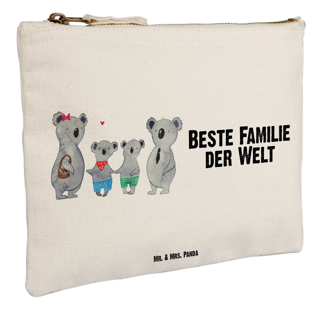torebka na makijaż Rodzina koali dwa Schlampermäppchen, Kosmetiktasche, Waschtasche, aufbewahrungsbeutel, Schminkbeutel, Federmappe, Kulturbeutel, Schminktäschchen, Schminktasche, Kulturtasche, beauty tasche, utensilientasche, pinsel tasche, aufbewahrungstasche, Waschbeutel, Kosmetikbeutel, toiletry bag, Stiftemäppchen, pencil case, kosmetiktäschchen, Etui, Mäppchen, beauty case, Bruder, Papa, Opa, Schwester, Oma, Familie, Vatertag, Mama, Muttertag, Beste Familie, Familienleben, Familienzeit, Koala, Koalabär, Lieblingsfamilie, Koalafamilie
