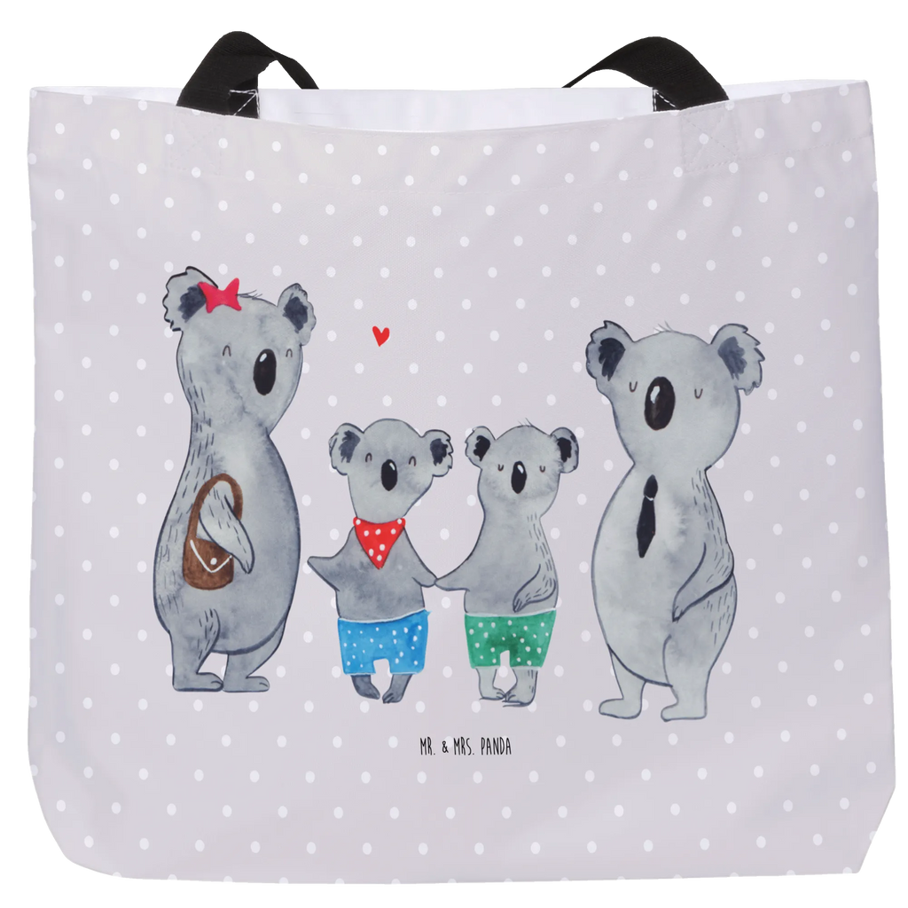 Shopper Koala family with two kids Alltagstasche, Freizeittasche, Tragebeutel, Tasche, Shopper, Einkaufstasche, Beutel, Schulbeutel, Strandtasche, Schultasche, Einkaufsbeutel, Familie, Vatertag, Muttertag, Bruder, Schwester, Mama, Papa, Oma, Opa, Koalabär, Familienleben, Lieblingsfamilie, Koala, Koalafamilie, Familienzeit, beste Familie