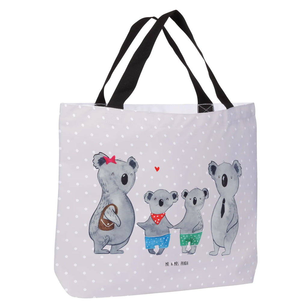 Shopper Koala family with two kids Alltagstasche, Freizeittasche, Tragebeutel, Tasche, Shopper, Einkaufstasche, Beutel, Schulbeutel, Strandtasche, Schultasche, Einkaufsbeutel, Familie, Vatertag, Muttertag, Bruder, Schwester, Mama, Papa, Oma, Opa, Koalabär, Familienleben, Lieblingsfamilie, Koala, Koalafamilie, Familienzeit, beste Familie