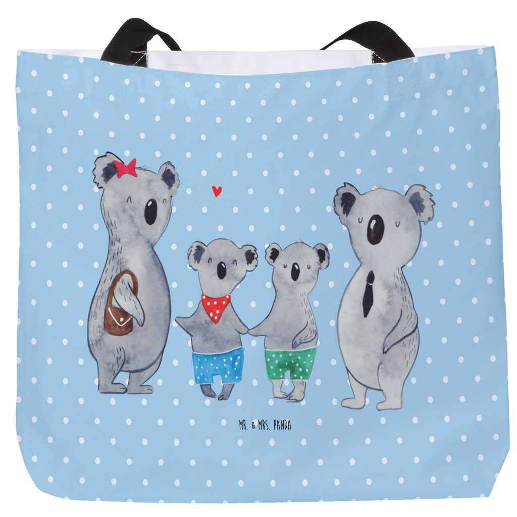 Shopper Koala family with two kids Alltagstasche, Freizeittasche, Tragebeutel, Tasche, Shopper, Einkaufstasche, Beutel, Schulbeutel, Strandtasche, Schultasche, Einkaufsbeutel, Familie, Vatertag, Muttertag, Bruder, Schwester, Mama, Papa, Oma, Opa, Koalabär, Familienleben, Lieblingsfamilie, Koala, Koalafamilie, Familienzeit, beste Familie