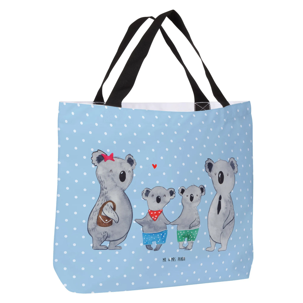 Shopper Koala family with two kids Alltagstasche, Freizeittasche, Tragebeutel, Tasche, Shopper, Einkaufstasche, Beutel, Schulbeutel, Strandtasche, Schultasche, Einkaufsbeutel, Familie, Vatertag, Muttertag, Bruder, Schwester, Mama, Papa, Oma, Opa, Koalabär, Familienleben, Lieblingsfamilie, Koala, Koalafamilie, Familienzeit, beste Familie