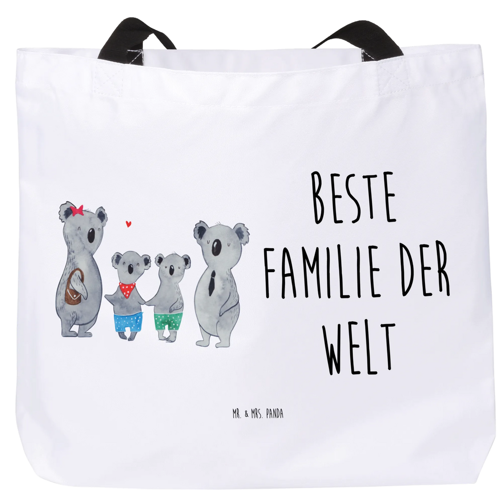 Shopper Koala family with two kids Alltagstasche, Freizeittasche, Tragebeutel, Tasche, Shopper, Einkaufstasche, Beutel, Schulbeutel, Strandtasche, Schultasche, Einkaufsbeutel, Familie, Vatertag, Muttertag, Bruder, Schwester, Mama, Papa, Oma, Opa, Koalabär, Familienleben, Lieblingsfamilie, Koala, Koalafamilie, Familienzeit, beste Familie