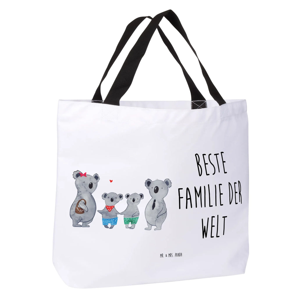 Shopper Koala family with two kids Alltagstasche, Freizeittasche, Tragebeutel, Tasche, Shopper, Einkaufstasche, Beutel, Schulbeutel, Strandtasche, Schultasche, Einkaufsbeutel, Familie, Vatertag, Muttertag, Bruder, Schwester, Mama, Papa, Oma, Opa, Koalabär, Familienleben, Lieblingsfamilie, Koala, Koalafamilie, Familienzeit, beste Familie