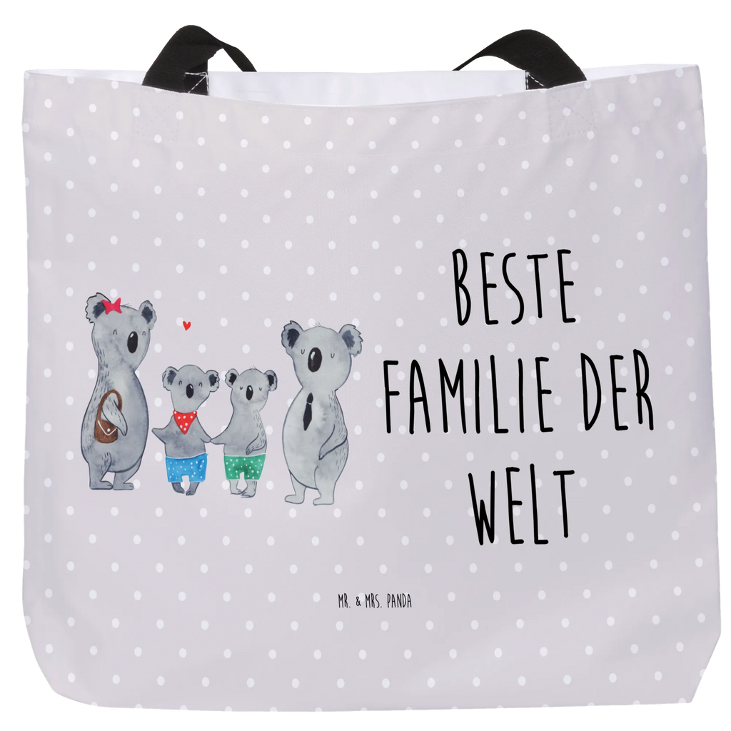 Shopper Koala family with two kids Alltagstasche, Freizeittasche, Tragebeutel, Tasche, Shopper, Einkaufstasche, Beutel, Schulbeutel, Strandtasche, Schultasche, Einkaufsbeutel, Familie, Vatertag, Muttertag, Bruder, Schwester, Mama, Papa, Oma, Opa, Koalabär, Familienleben, Lieblingsfamilie, Koala, Koalafamilie, Familienzeit, beste Familie
