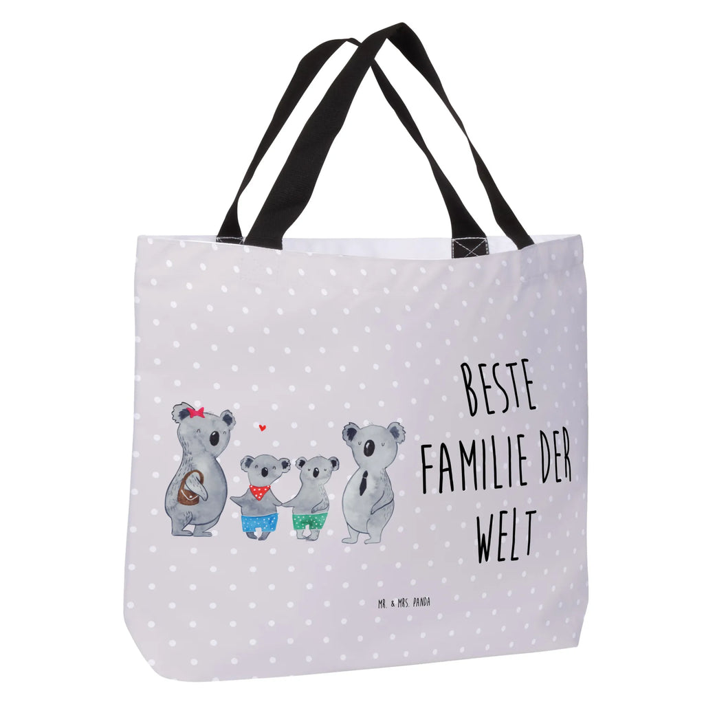 Shopper Koala family with two kids Alltagstasche, Freizeittasche, Tragebeutel, Tasche, Shopper, Einkaufstasche, Beutel, Schulbeutel, Strandtasche, Schultasche, Einkaufsbeutel, Familie, Vatertag, Muttertag, Bruder, Schwester, Mama, Papa, Oma, Opa, Koalabär, Familienleben, Lieblingsfamilie, Koala, Koalafamilie, Familienzeit, beste Familie