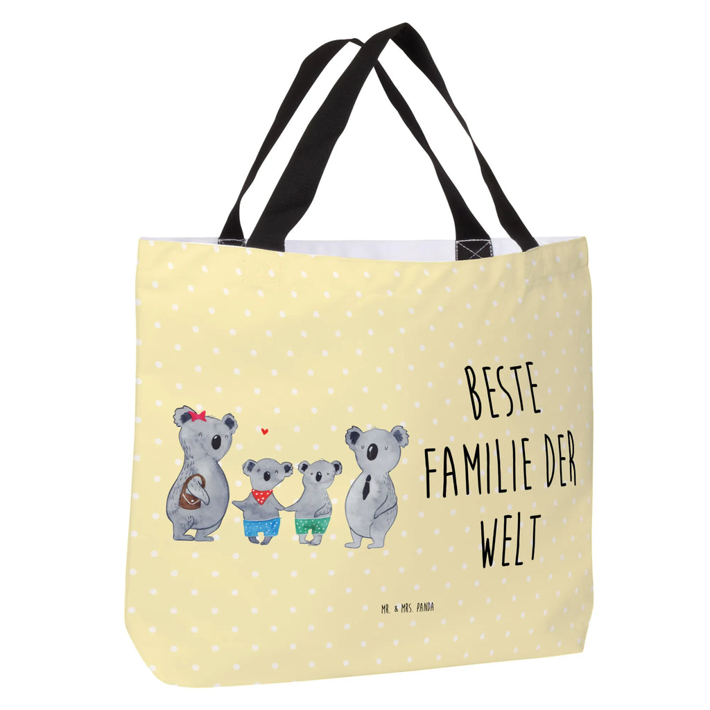 Shopper Koala family with two kids Alltagstasche, Freizeittasche, Tragebeutel, Tasche, Shopper, Einkaufstasche, Beutel, Schulbeutel, Strandtasche, Schultasche, Einkaufsbeutel, Familie, Vatertag, Muttertag, Bruder, Schwester, Mama, Papa, Oma, Opa, Koalabär, Familienleben, Lieblingsfamilie, Koala, Koalafamilie, Familienzeit, beste Familie