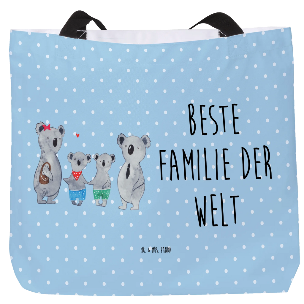 Shopper Koala family with two kids Alltagstasche, Freizeittasche, Tragebeutel, Tasche, Shopper, Einkaufstasche, Beutel, Schulbeutel, Strandtasche, Schultasche, Einkaufsbeutel, Familie, Vatertag, Muttertag, Bruder, Schwester, Mama, Papa, Oma, Opa, Koalabär, Familienleben, Lieblingsfamilie, Koala, Koalafamilie, Familienzeit, beste Familie