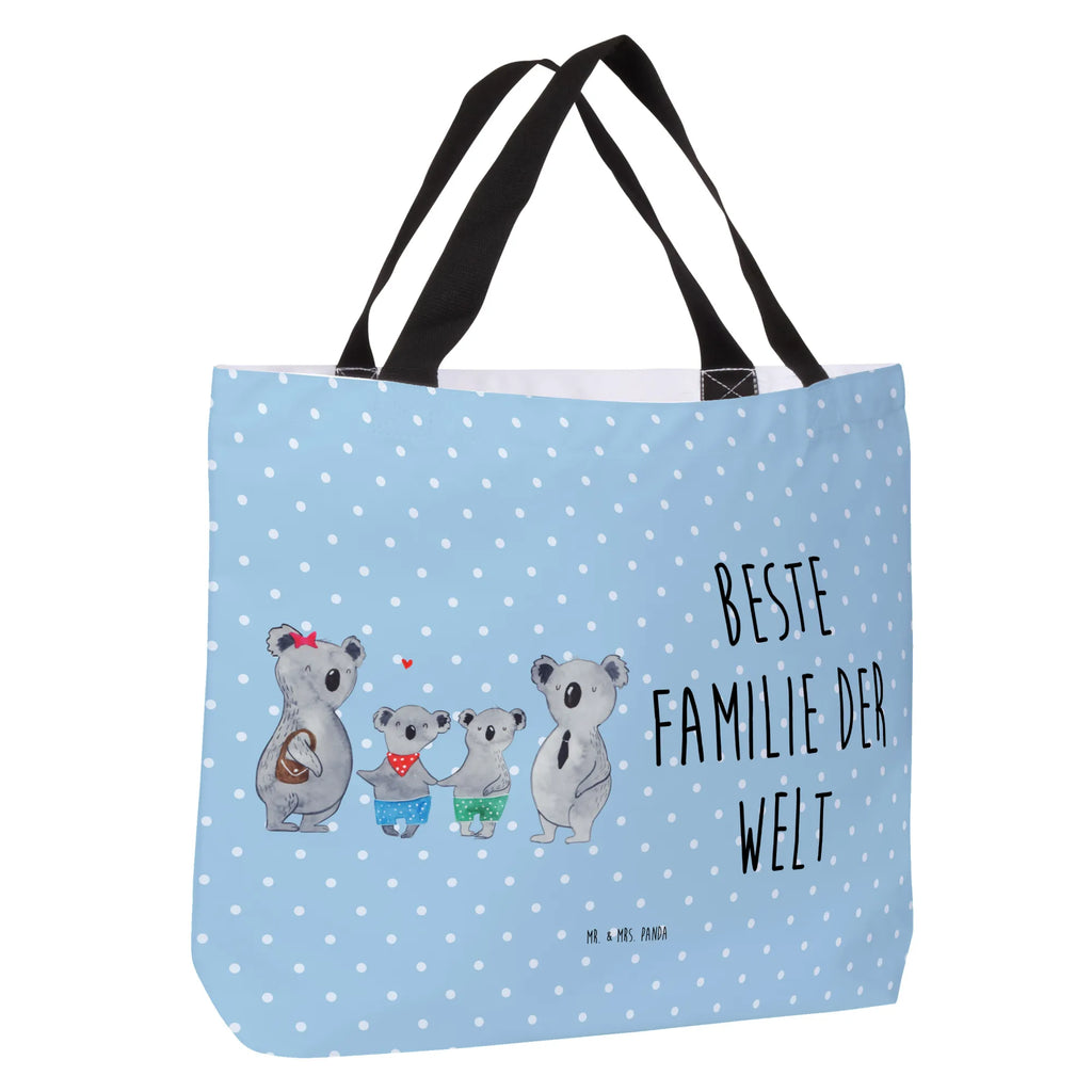 Shopper Koala family with two kids Alltagstasche, Freizeittasche, Tragebeutel, Tasche, Shopper, Einkaufstasche, Beutel, Schulbeutel, Strandtasche, Schultasche, Einkaufsbeutel, Familie, Vatertag, Muttertag, Bruder, Schwester, Mama, Papa, Oma, Opa, Koalabär, Familienleben, Lieblingsfamilie, Koala, Koalafamilie, Familienzeit, beste Familie